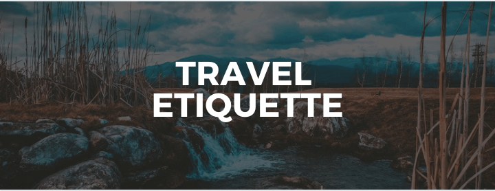 Travel Etiquette post graphic
