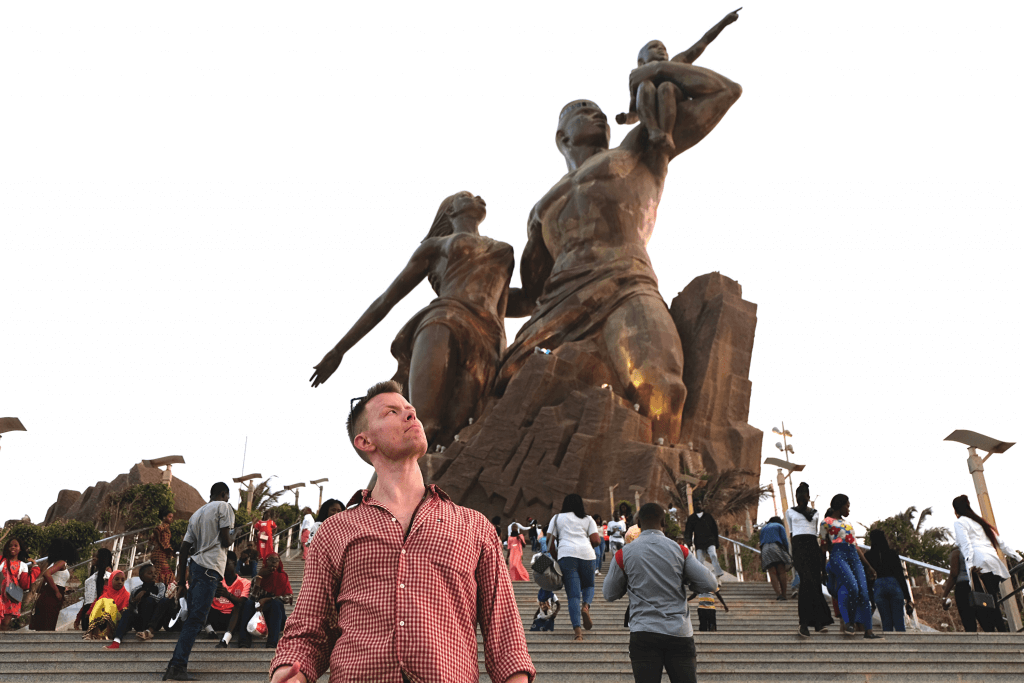 our local guide took us to the most famous statue in Africa: The African Renaissance Monument